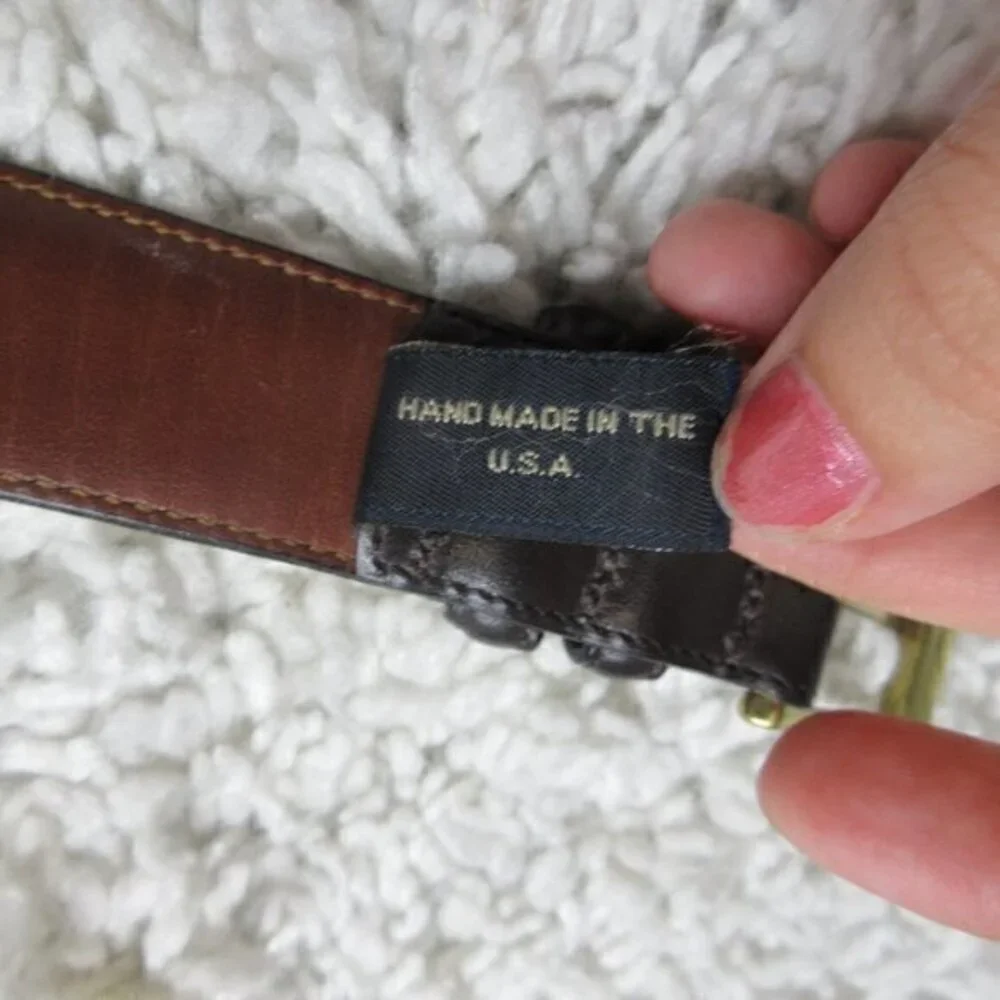 Crookhorn brown leather